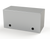 SCE-L9N188LP Saginaw Control and Engineering 9 x 18 x 8 Carbon Steel Enclosure with a Removable Cover and Black Quarter Turn Latches