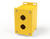 SCE-2PBX-RAL1018 Saginaw Control and Engineering 6 x 4 x 4.75 Carbon Steel 2-Hole Pushbutton Enclosure with Screw Cover
