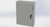 SCE-42XEL3108LP Saginaw Control and Engineering 42 x 31.375 x 8 Carbon Steel Flange Mounted Disconnect Enclosure with 3 Point Latching Mechanism