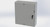 SCE-42XEL3708LP Saginaw Control and Engineering 42 x 37.375 x 8 Carbon Steel Flange Mounted Disconnect Enclosure with 3 Point Latching Mechanism