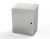 SCE-14128ELJSSST Saginaw Control and Engineering 14 x 12 x 8 Stainless Steel Sloping Top Enclosure with Quarter Turn Latches