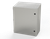 SCE-16148ELJSSST Saginaw Control and Engineering 16 x 14 x 8 Stainless Steel Sloping Top Enclosure with Quarter Turn Latches