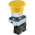 Ex9PBC53 Noark Pushbutton Non-Illuminated, Ex9PB,  Momentary 40mm Mushroom Head, Yellow, 2NO