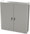 SCE-N80C7824 Saginaw Control and Engineering 80in x 78in x 24in Carbon Steel Enclosure with 2 Doors and Open Sides
