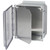 HFPP120 | Allied Moulded Products Hinged Front Panel Kit for use with 12in x 10in Enclosures