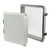 PJHMI86CCL | Hammond Manufacturing HMI Hinged Cover Kit - Clear w/Latch- 8x6 - Polycarb