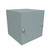 CS444 Hammond Manufacturing 4in x 4in x 4in Type 1 Mild Steel Enclosure with Lift-Off Screw Cover