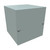 CS666 Hammond Manufacturing 6in x 6in x 6in Type 1 Mild Steel Enclosure with Lift-Off Screw Cover