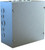 CSKO10104 | Hammond Manufacturing N1 Screw Cover w/KO's - 10 x 10 x 4 - Steel/Gray