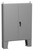 1422E24F | Hammond Manufacturing N12 Dbl Door Floormount Encl w/panel - 72 x 60 x 24 - Steel/Gray