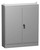 1418ZX24 | Hammond Manufacturing N12 Freestanding Encl, Dbl Door - 72 x 60 x 24 - Steel/Gray