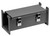 1487BK | Hammond Manufacturing N12 Wireway, Box Connector - Fits 2.5 x 2.5 - Steel/Gray