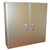 HN4WM484812SS Hammond Manufacturing HN4 WM SS Series NEMA Type 4X 48in x 48in x 12in Stainless Steel Two Door Wallmount Enclosure with Continuous Hinge Door and Handle