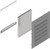 1481L3R810GY | Hammond Manufacturing Type 3R Louver Kit 8x10 - Steel/Gray