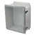 AMP1860CCLF | Allied Moulded Products 18 x 16 x 10 Polycarbonate enclosure with hinged clear cover and snap latch