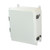 AMP1204L | Allied Moulded Products 12 x 10 x 4 Polycarbonate enclosure with hinged cover and snap latch