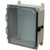 AMU864CCL | Fiberglass enclosure with hinged clear cover and snap latch