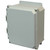 AMU1084F | 10 x 8 x 4 Fiberglass enclosure with 4-screw lift-off cover