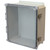 AMU1206CCTF | Allied Moulded Products 12 x 10 x 6 Fiberglass enclosure with hinged clear cover and twist latch