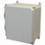 AMU1648 | 16 x 14 x 8 Fiberglass enclosure with 4-screw lift-off cover