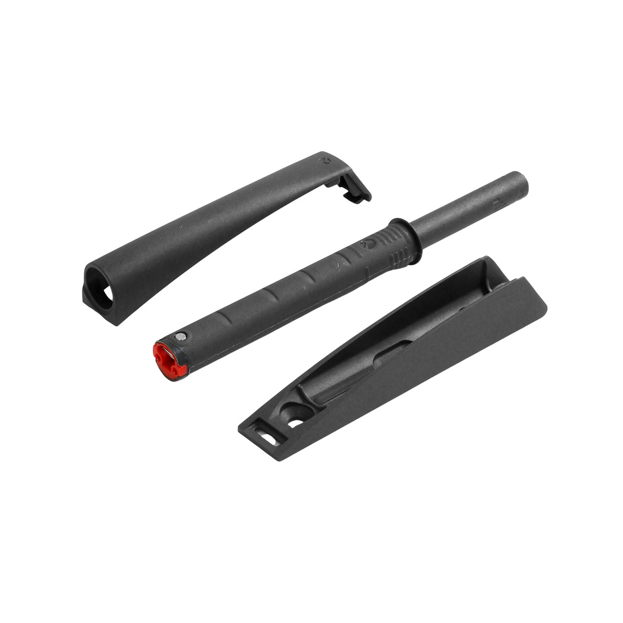 Genuine Hettich Universal Anthracite 'Push To Open' Screw On Long