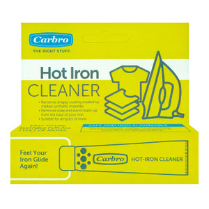 Carbro Hot Iron Cleaner - Removes Draggy Residue & Starch All Iron Types Carbro Hot Iron Cleaner - Removes Draggy Residue & Starch All Iron Types