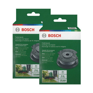 Genuine Bosch EasyGrass Type Trimmer Spool Cutting Line (4.5m x 1.6mm, Pack of 2, F016800569)