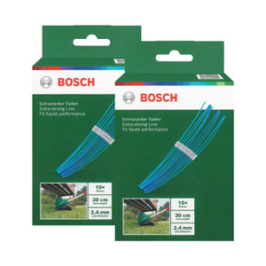 Genuine Bosch ART 30 Combitrim Series 30cm x 2.4mm Extra-Strong Line (2 x Pack of 10)