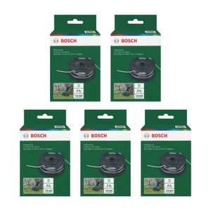 Genuine Bosch AdvancedGrassCut 36, ART30-36 LI, ART24/24+, ART27/27+, ART30/30+ Series Cutting Line Spool (6m x 1.6mm, Pack of 5, F016800351)