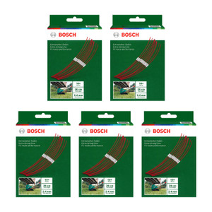Genuine Bosch ART26 Combitrim Series 26cm x 2.4mm Extra Strong Line (5 x Pack of 10, F016800181)
