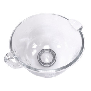 Genuine Kenwood KMX750BK, KMX750WH Food Mixer Glass Bowl Replacement With Handle (New Style)