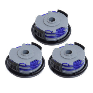 Spool Line & Cover Kit Replacement for Ryobi RLT4027, RLT4125, RLT5027 (3 Pack, MC489)