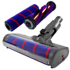 Motorised Soft Roller Floor Tool Kit for Dyson V6, DC58, DC59, DC61, DC62 Vacuum Cleaner (Carbon Fibre, 949852-05)