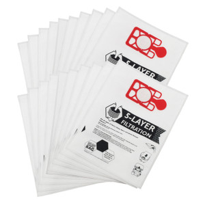 HEPA Microfibre Dust Bags for Kärcher 7LTR, T12/1, T7/1 Vacuum Cleaner (Pack of 20, 604015)