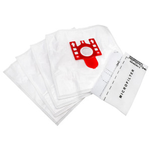 SMS Microfibre Dust Bags & Filter Kit for Miele FJM & H Type, S2, S500, S700 (4 Pack + 2 Filters, 9917710)