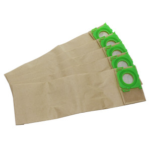 Paper Dust Bags for Sebo X, C, Sensor, Airbelt, Automatic (5 Pack, 5093ER)