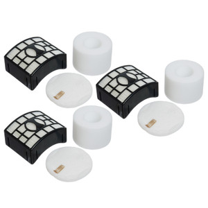Vacuum Cleaner Foam, Felt & HEPA Filter Kit For Shark NV600, NV601, NV700 (Pack of 3)