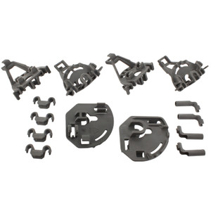 Dishwasher Lower Basket Bearing Kit for Bosch SGE, SGI, SGS Series (Pack of 4, 00418675)