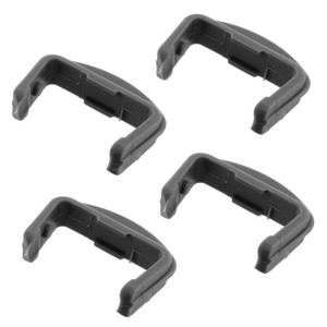 Upper Basket Rail Front Cap for Beko D3422, D3731, DW12; Hygena HJA8630; Diplomat ADP8630 Dishwasher (Pack of 4, 1887460100)