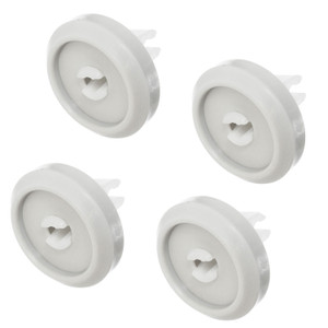 Lower Basket Wheel Assembly for Miele G10–G69 Series Dishwasher (Pack of 4, 2372352)