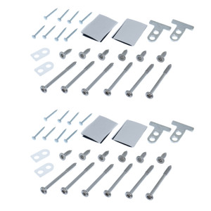 Dishwasher Door Mounting Set for Bosch, Neff, Siemens Exclusiv Silence Plus, Speedstar, Supersilence, Constructa Energy, Neff Super Silence, Siemens Extraklasse, Party Plus, Studio Line Series (Pack of 2, 00618833)