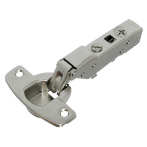 110° Soft-Close Cabinet Door Hinge, Half Overlay, Nickel Plated Compatible for Universal 9071206