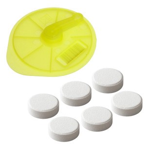 Reliapart Service T-Disc & Pack of 6 Descaling Tablets for Bosch Tassimo TAS1000, TAS2000, TAS4000, TAS6000, TAS8000 Series