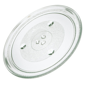 Universal Microwave Turntable Glass Plate 315mm with 6 Fixers Compatible for All Microwaves 75-UN-12