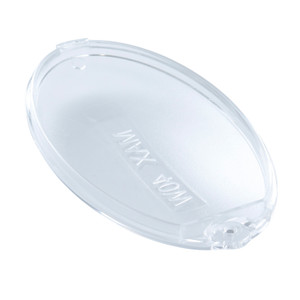 Oval Cooker Hood Light Diffuser Cover Panel for Electrolux, Indesit-Whirlpool, Smeg (Pack of 2, 50248796000)