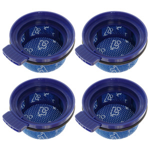 Washable Filter for Samsung Bespoke Jet Vacuum Cleaners (Pack of 4, DJ97-03090A)