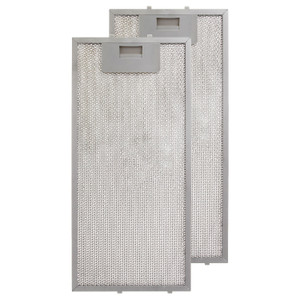 Universal for Bosch Wire Mesh Cooker Hood Filter 350 x 165mm AF2, CD5, D49, DHI9, LI4 (Pack of 2) - 00435204