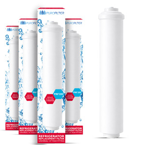 Fridge Water Filter 1/4 Inch Push Universal fitting DD7098 GXRTQR (Pack of 4)