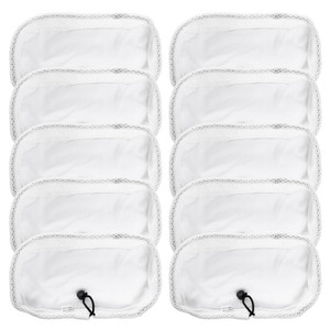 Main Floor Cloth With Tightening Toggle for Morphy Richards, Bissell Steam Cleaners (Pack of 10, 35848)