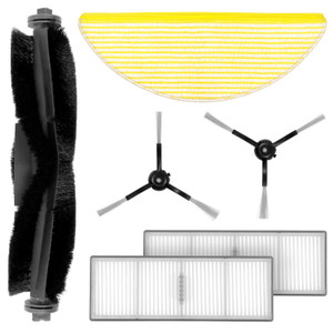 Replacement Parts Kit for Karcher RCV5 Robot Vacuum (Side Brushes, Brush Bar, Mop Pad & Filters)